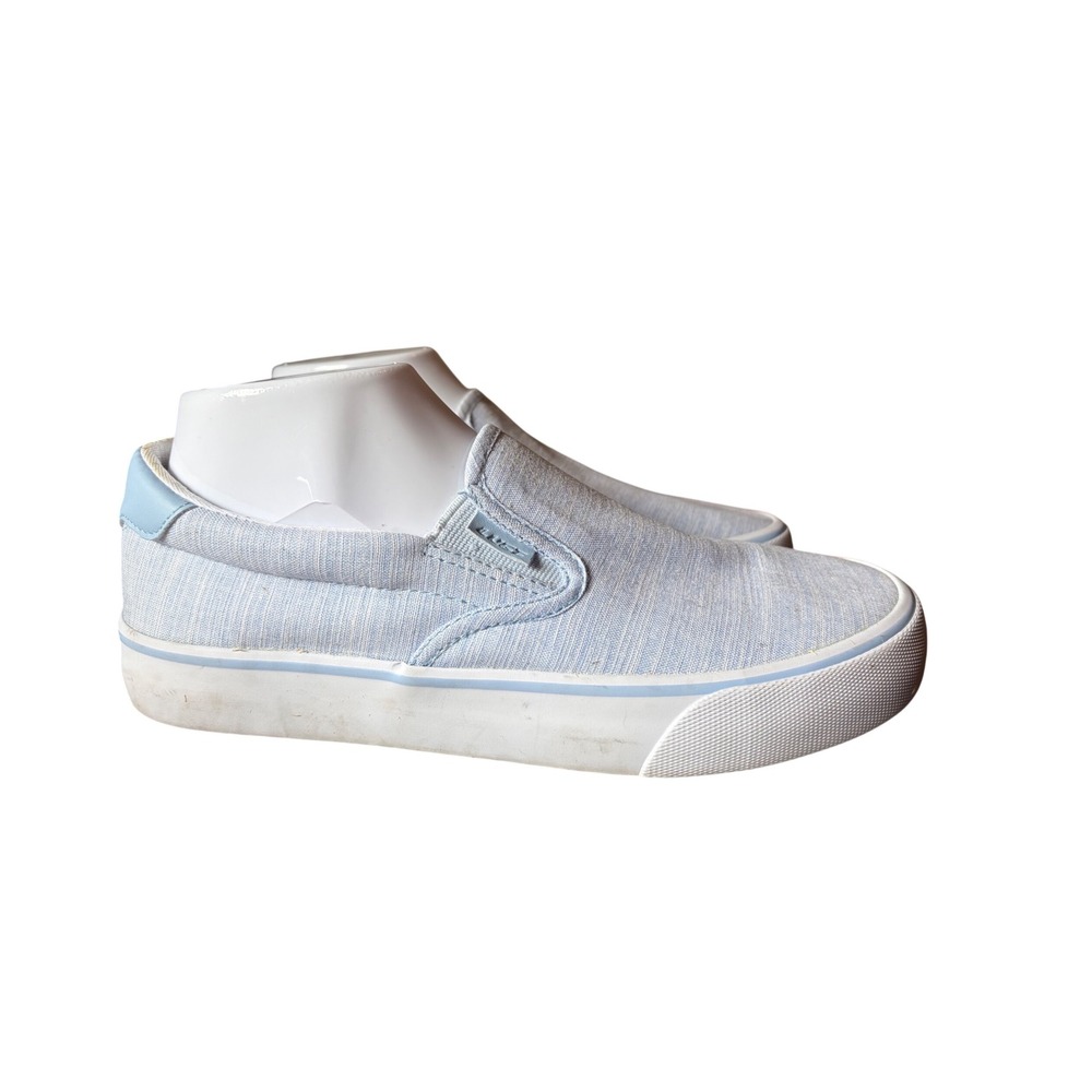 Lugz Clipper Women Light Blue Textile Slip On‎ Sneakers CLIPRTC-4573 Size 8